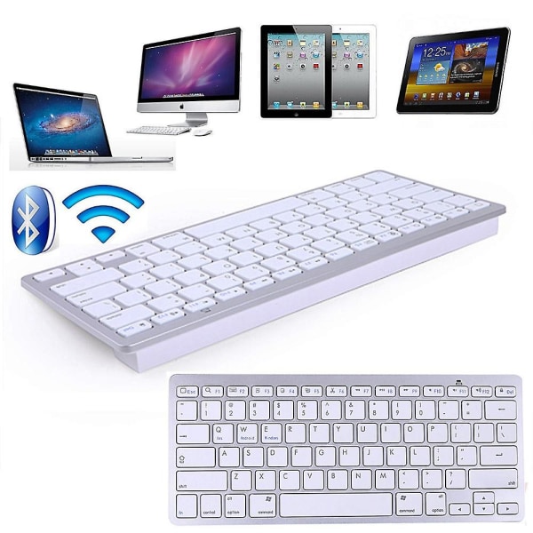 Rysk spansk trådlöst Bluetooth-tangentbord för iPad surfplatta bärbar dator smartphone stöd iOS Windows Android system Mac-tangentbord