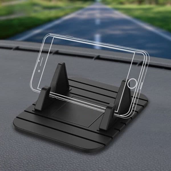 Multifunksjonell Anti-skli Bil Silikonholder Matte Pad Dashbord S A1