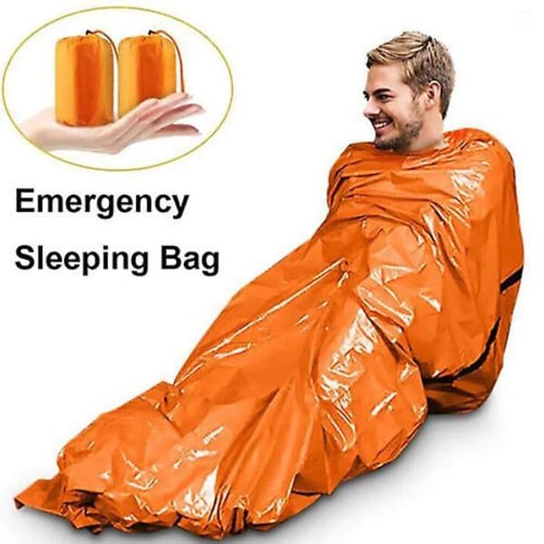 HA-2-pack Nödsovsäck Termisk Vattentät Camping Överlevnad Resa Utomhus 12