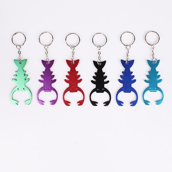 Metal Beer Keychain Bottle Opener Shark/Guitar Style Kitchen Accessories Wedding Party Favor Gifts for Guests Car Bag Ornament