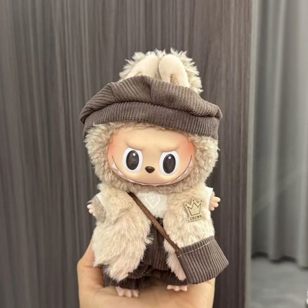 [HH] 17cm Labubu Kläder och Accessoarer Endast Designer, Dockor Ingår Ej, Labubus Original Klädset för La Bubu Docka for 17cm doll CN29