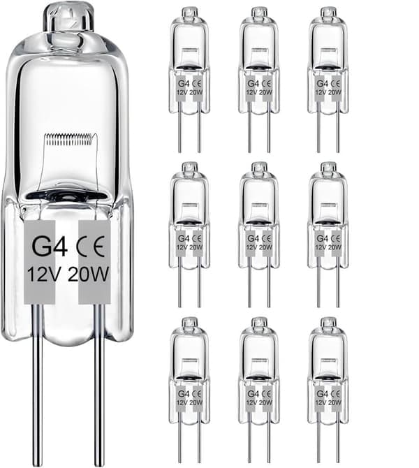 G4 Halogenlampe, Varmhvit 2800K, Dimbar 10/20W