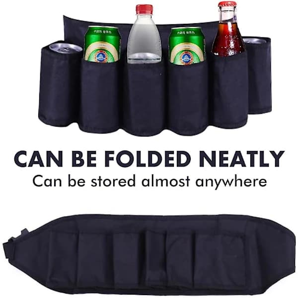 HA~Ölbälte - 6-pack Olutteline Juomatölkeille Ja Pulloille
