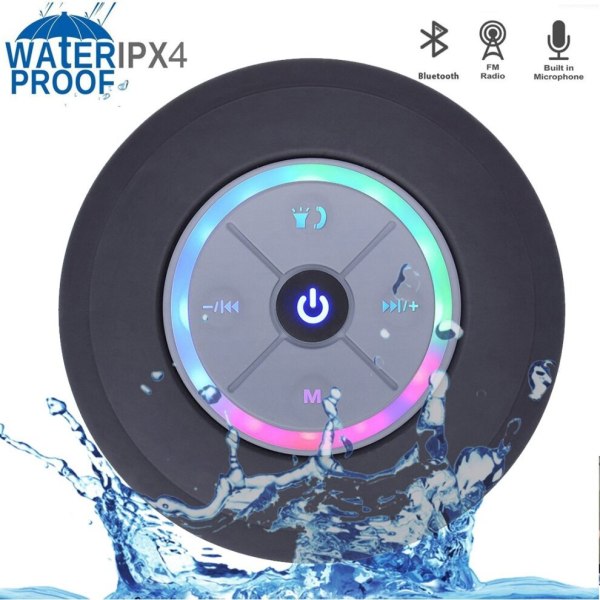 Bluetooth högtalare Bärbar vattentät duschhögtalare Hög Stereo