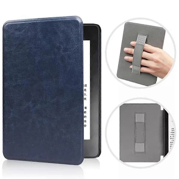 HA-Slimshell-etui til 7 \" Kindle Paperwhite (12. generation) 2024 Premium PU-beskyttelse Rosarød