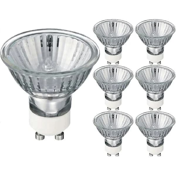 6-pack 35W 240V Dimbara GU10 Halogen Spotlights 2700K Varmvit (Energiklass G)