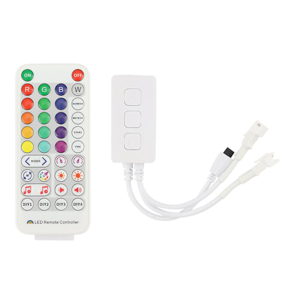 Sp511e Wifi Musik LED-controller til Ws2812b Ws2811 Adressable Pixel Rgb Dual Output Alexa Voice A