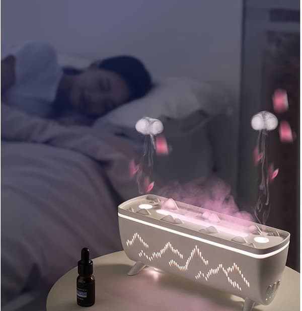 Manet multi-spray aromaterapimaskin - Diffuser Luftfukter - Husholdnings soverom luftfukter aromaterapi
