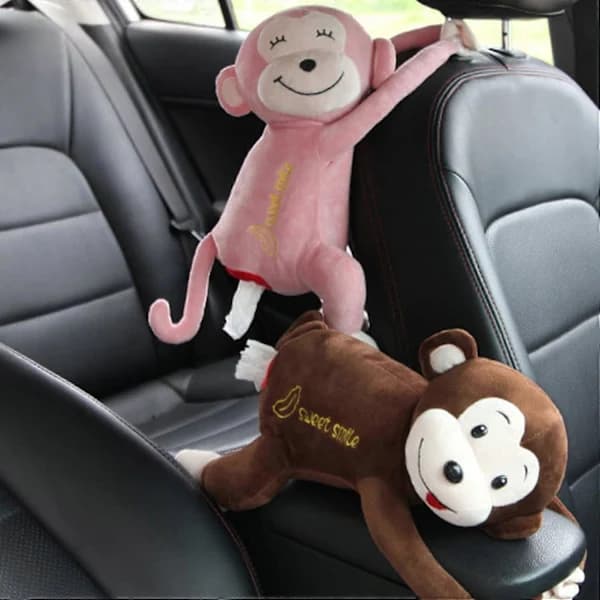 HA~Bil Papirholder, Monkey Butt Tissue Box Dispenser, Papirhåndklæde Opbevaringsbeholder Pink