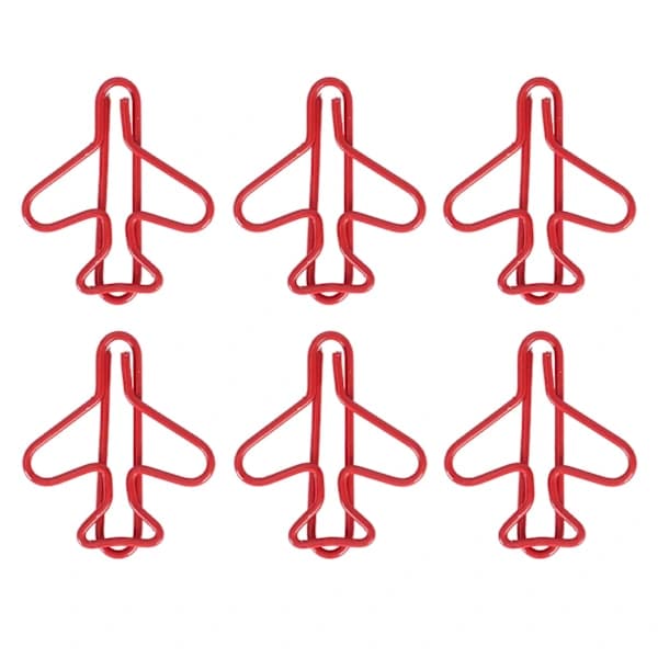 100 stk Flyformede binders - Søte sklisikre multifunksjonelle binders for kontororganisering