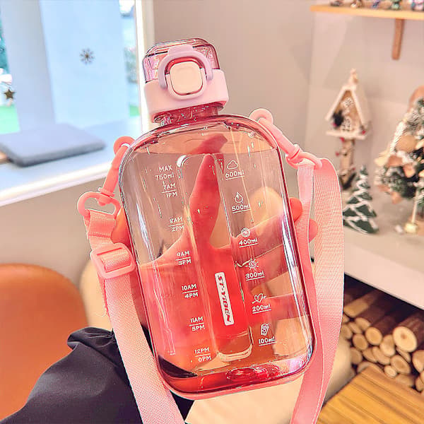 HA~Sportsvannflaske 750ml Rosa