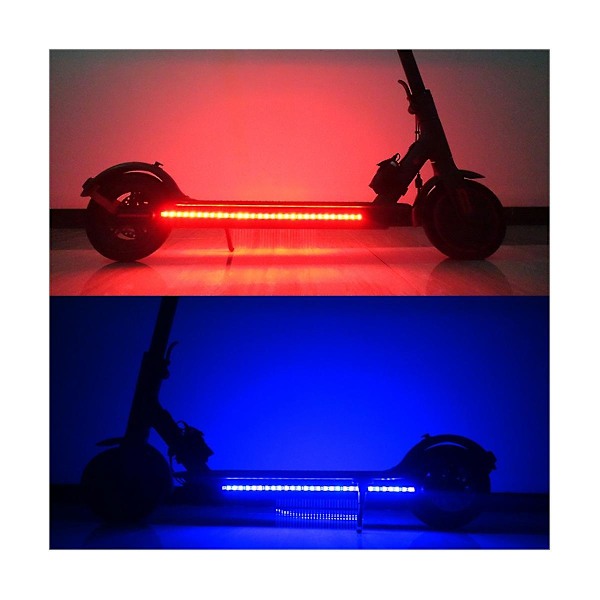 Led-lysstripe lommelyktstanglampe for M365 Pro 1s elektrisk scooter skateboard nattchassislys