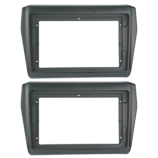 2 stk 9 tommers 2 Din bilfascia for Swift 2017+ Stereo Fascia Panel Dash Mount Installasjon Bil Dvd Fr