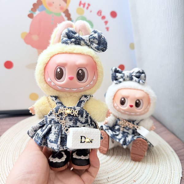 [HH]Labubu Kläder Uniform Designer Kläder Labubu Märke Labubu Outfit Kläder 3