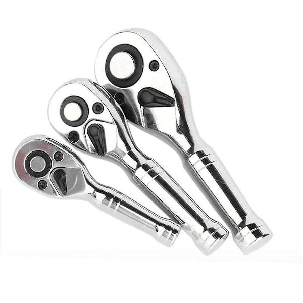 1/4in 3/8in 1/2in Mini Ratchetnøgle 72 Tænder Nøgle Bærbar Momentnøgler Hurtig Fatning Ratchet