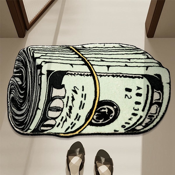 Moteteppe til stue, dollar hjemmedekorasjon barneroms seng teppe plysj teppe garderobe R