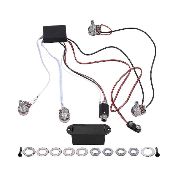 Eq-b2t Eq Preamp Kredsløb Elektrisk Bas Spole Elektrisk Guitar Tilbehør Elektrisk Guitar Pickup Til Aktiv Bas Pickup