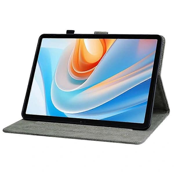 HA~Fodral för itel VistaTab 30 Tiger Tryck Anti-Rep PU Läder Tablet Skydd - Lila