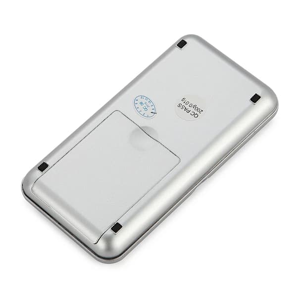 Elektroninen taskuvaaka, taskuvaaka, koruvaaka 0,01 - 200g hopea