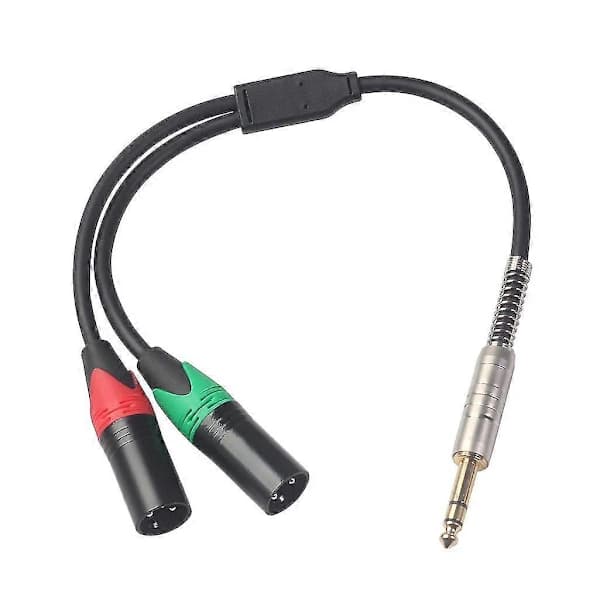 HA~24awg ren kobber lydkabel 6.35mm for Canon adapterkabel 0.3 meter
