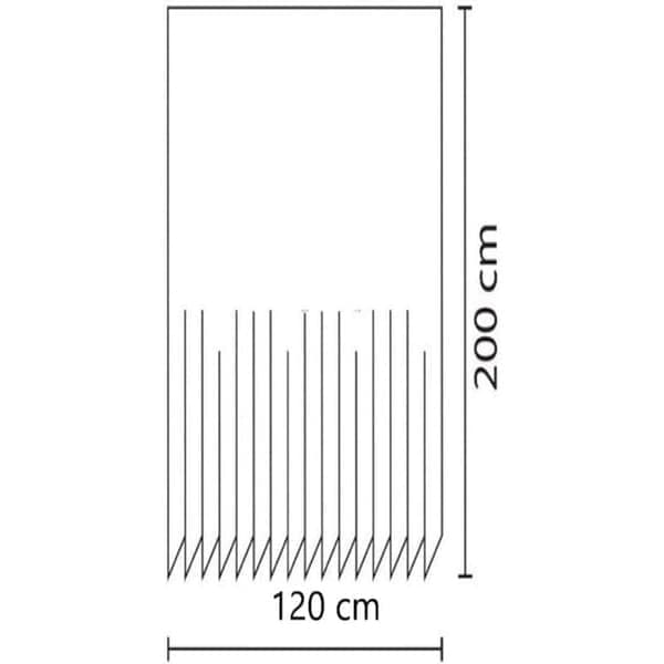 Shower Curtain 120x200/180x180 cm - Modern Digital Printing Design | Waterproof Polyester, Washable & Mildew Resistant | Includes Hooks