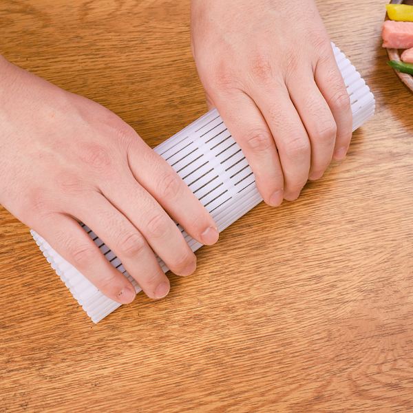 Silikone Sushi Rulle, Nonstick Overflade Sushi Rulle Maker, Plastik Sushi Rulle Måtte til Hjemmekøkken DIY Sushi Tallerken Måtte Vaskbar