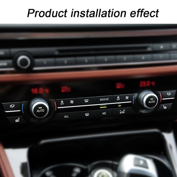 12 stk. knappe-knapper A/C varmeapparatkontaktpanel til F07 Gt/f10/f11 F01/f02