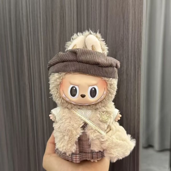 [HH] 17cm Labubu Kläder och Accessoarer Endast Designer, Dockor Ingår Ej, Labubus Original Klädset för La Bubu Docka for 17cm doll CN31