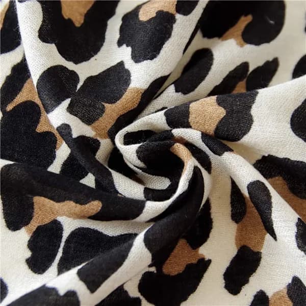 Leopardmønstret sjal skjerf for kvinner - Pashminasjal skjerf