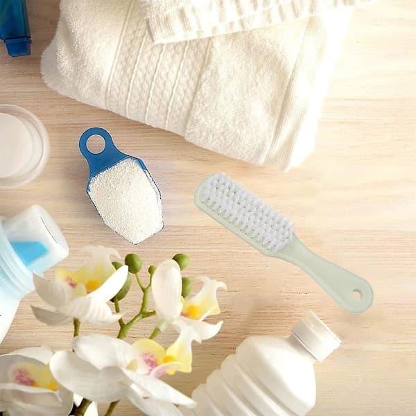 Boot Brush Comfortable Plastic Handle Cleaning Shoes Scrubbing Soft Cleaning Brush Pink Green