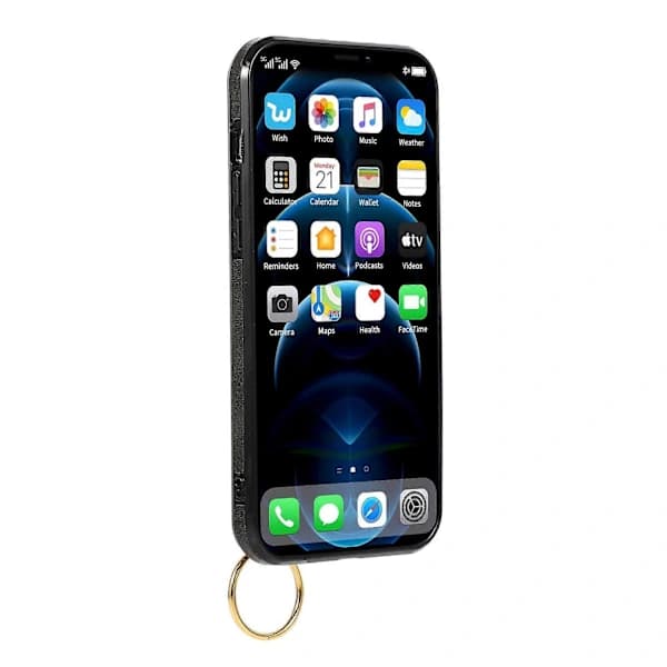 Handväska Plånbok Läder Telefonfodral för iPhone 14