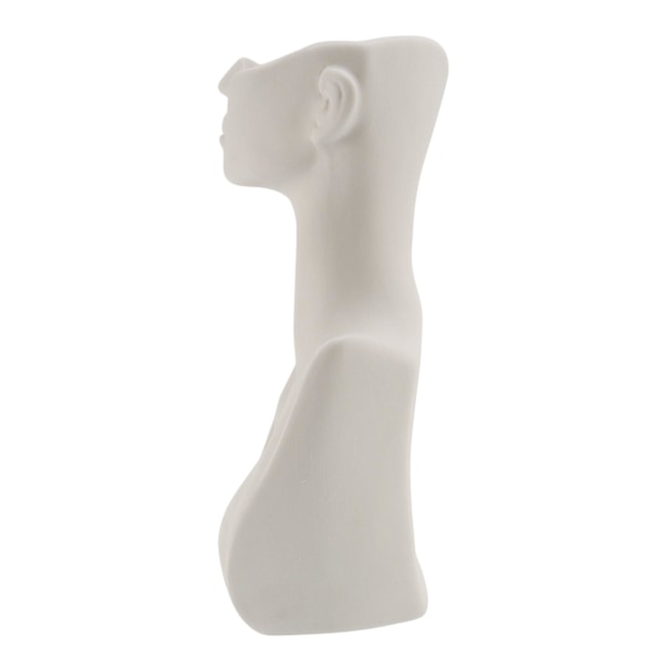 Menneskelig hode blomster vaser portrett vase dekorative nordiske blomsterpotte ornament keramikk statue håndverk