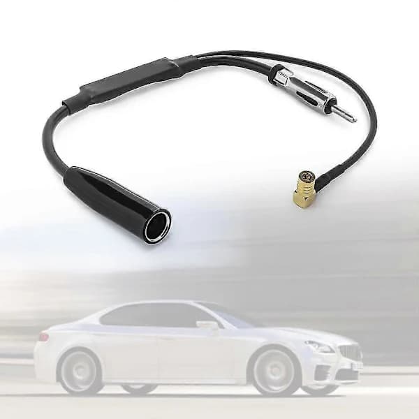 HA~Opgraderet DAB Bilantenne Splitter SMB Adapter DIN-stik Bilradio DAB+ Antenne