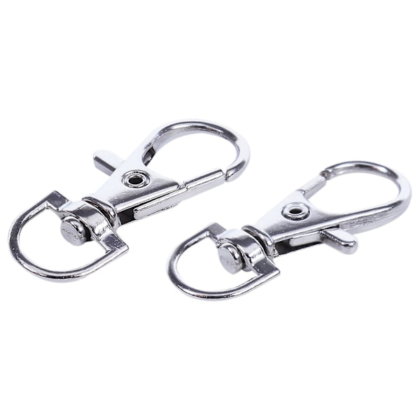 60 stk. Metal Hummer Trigger Swivel Clasp Hooks Clip Spænde Smykkefremstilling Kunsthåndværk Nøglering Ke