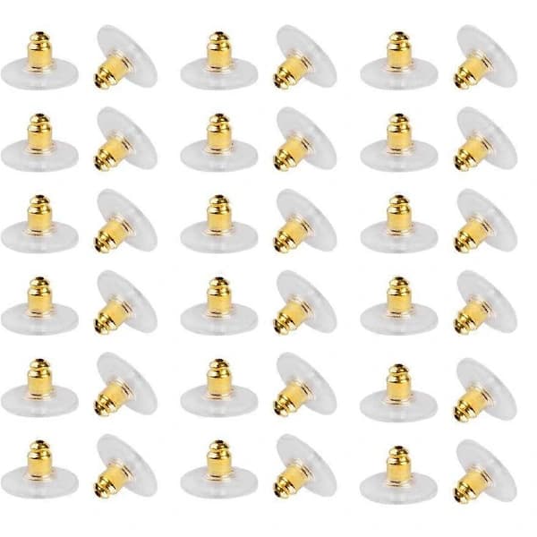 200 stk. Øreplugger Erstatninger Hypoallergeniske Gullbelagte Øreplugger []
