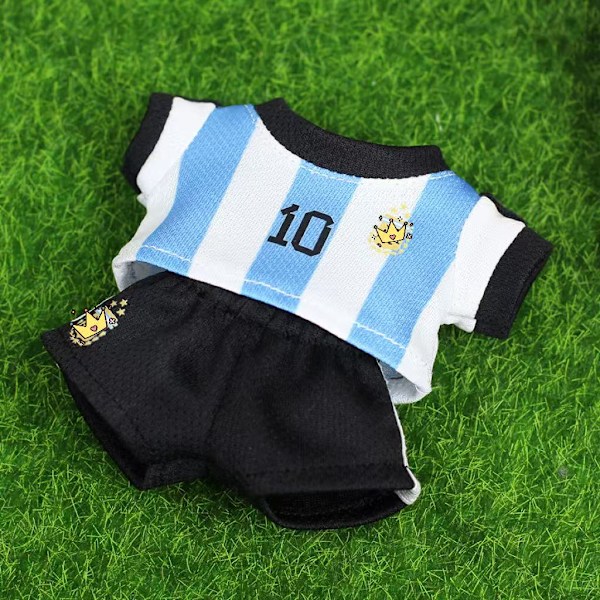 [HH] Endast Kläder, Dockor Ingår Ej, labubu kläder fotboll sommarkläder labubu tillbehör för Labubu Generation 1 2 3 #2