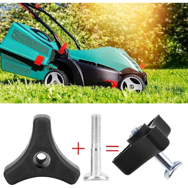Erstatningsbolt for gressklipper Universal Gressklipperhåndtak Gressklipperhåndtak 2 stk Gressklipper Triangelhåndtaksverktøy for Gressklipper