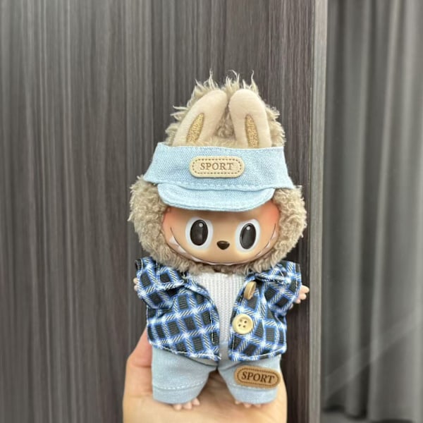 [HH] 17cm Labubu Kläder och Accessoarer Endast Designer, Dockor Ingår Ej, Labubus Original Klädset för La Bubu Docka for 17cm doll CN5