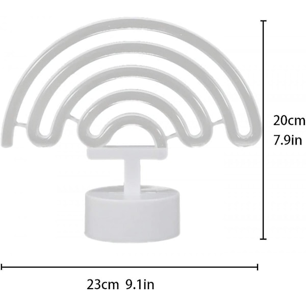 Regnbågs Neon Skyltar Regnbågs Neon Nattljus