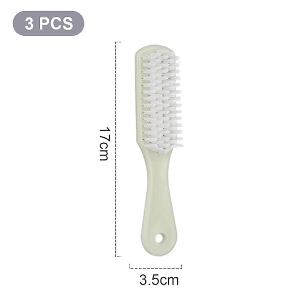 Boot Brush Comfortable Plastic Handle Cleaning Shoes Scrubbing Soft Cleaning Brush Pink Green
