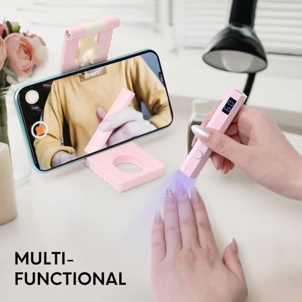 UV Nail Lamp with Digital Display - 2 Timer Settings & Adjustable Angle