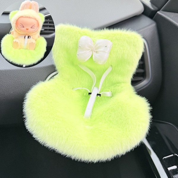 [HH] Anime Mjuk 17cm Labubu Monsters Kläder för Labubu Docka Söt Labubu Bilsäkerhetssäte Plysch free 6