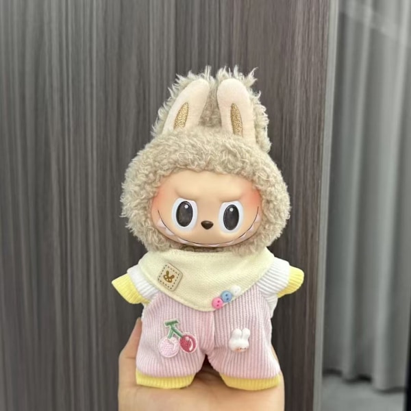 [HH] 17cm Labubu Kläder och Accessoarer Endast Designer, Dockor Ingår Ej, Labubus Original Klädset för La Bubu Docka for 17cm doll CN53