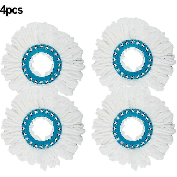 HA~4 stk Erstatningsmoppekluter for Leifheit Clean Disc Mopp