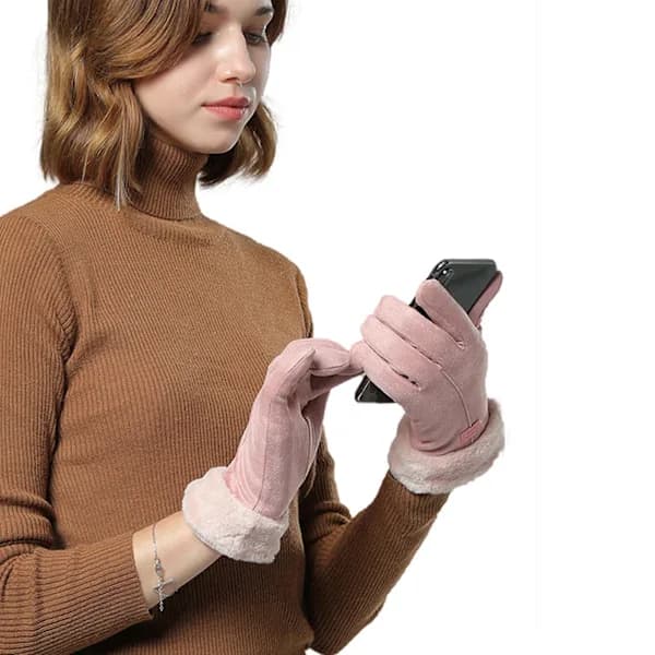 Oppvarmede Hansker USB Oppladbare Batterioppvarmede Hansker for Kvinner Dame Varme Hansker - Regulert versjon