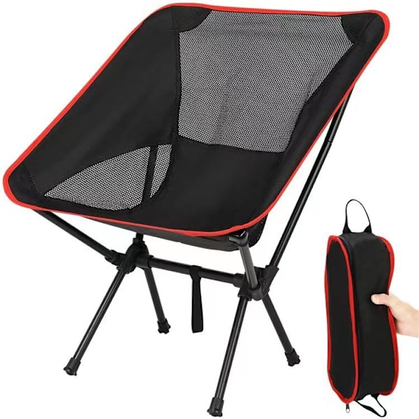 Bærbar Camping og Sports Stol Bærbar Camping Stol Sammenleggbare Strandstoler med Tykk Stålpipe Oxford Stoff Ideell