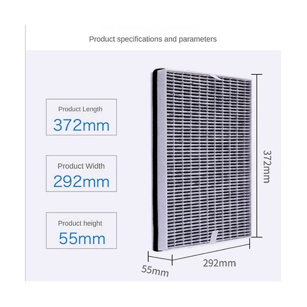 For Air Purifier Ac4372 Ac4373 Ac4374 Ac4375 Collection Actived Carbon Hepa Filter Fy3047 Composite