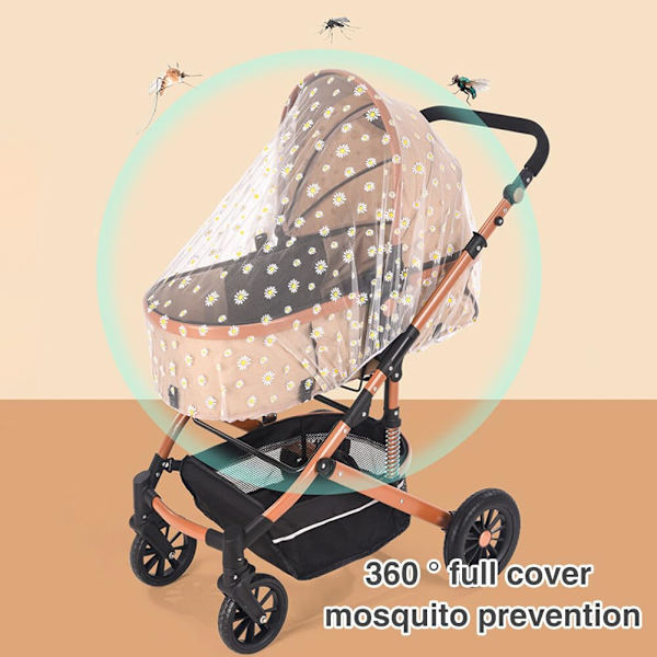 Pålidelig baby klapvogn myggenet baby klapvogn fuld dækning myggenet print klapvogn myggenet til klapvogne