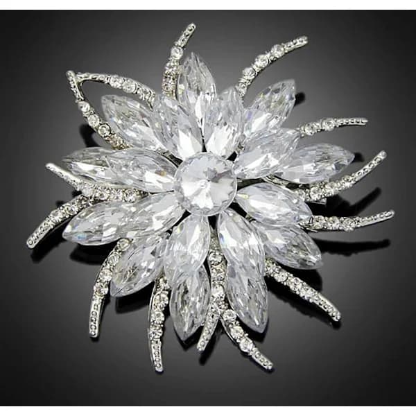 8-pakning Strass Servietringer - Lotusdesign for Bryllup & Middager?
