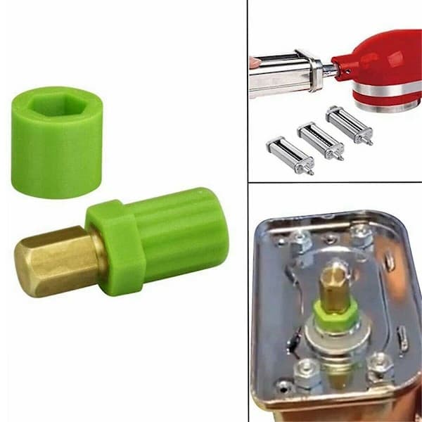 3-pack hållbara reparationskit saxaxelkoppling rullfäste plastmaterial för köksmaskin pastamaskin